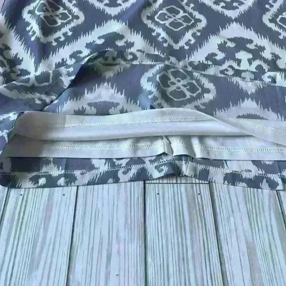 Lulu’s gray and white short sleeve mini dress - Picture 7 of 9